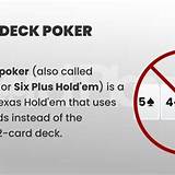 66ok short deck poker